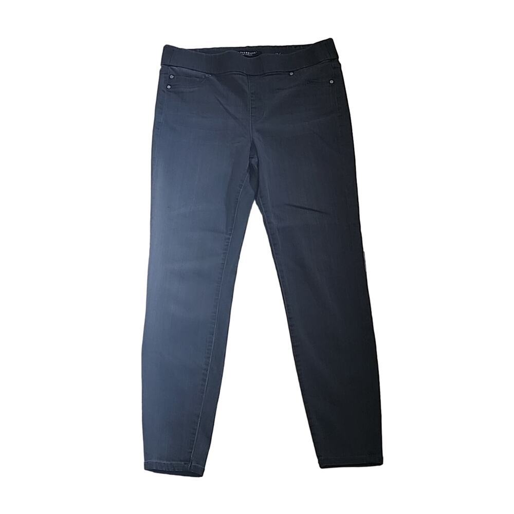 Liverpool Los Angeles (the skinny) Charcoal Gray Stretch Jeans Sz 12